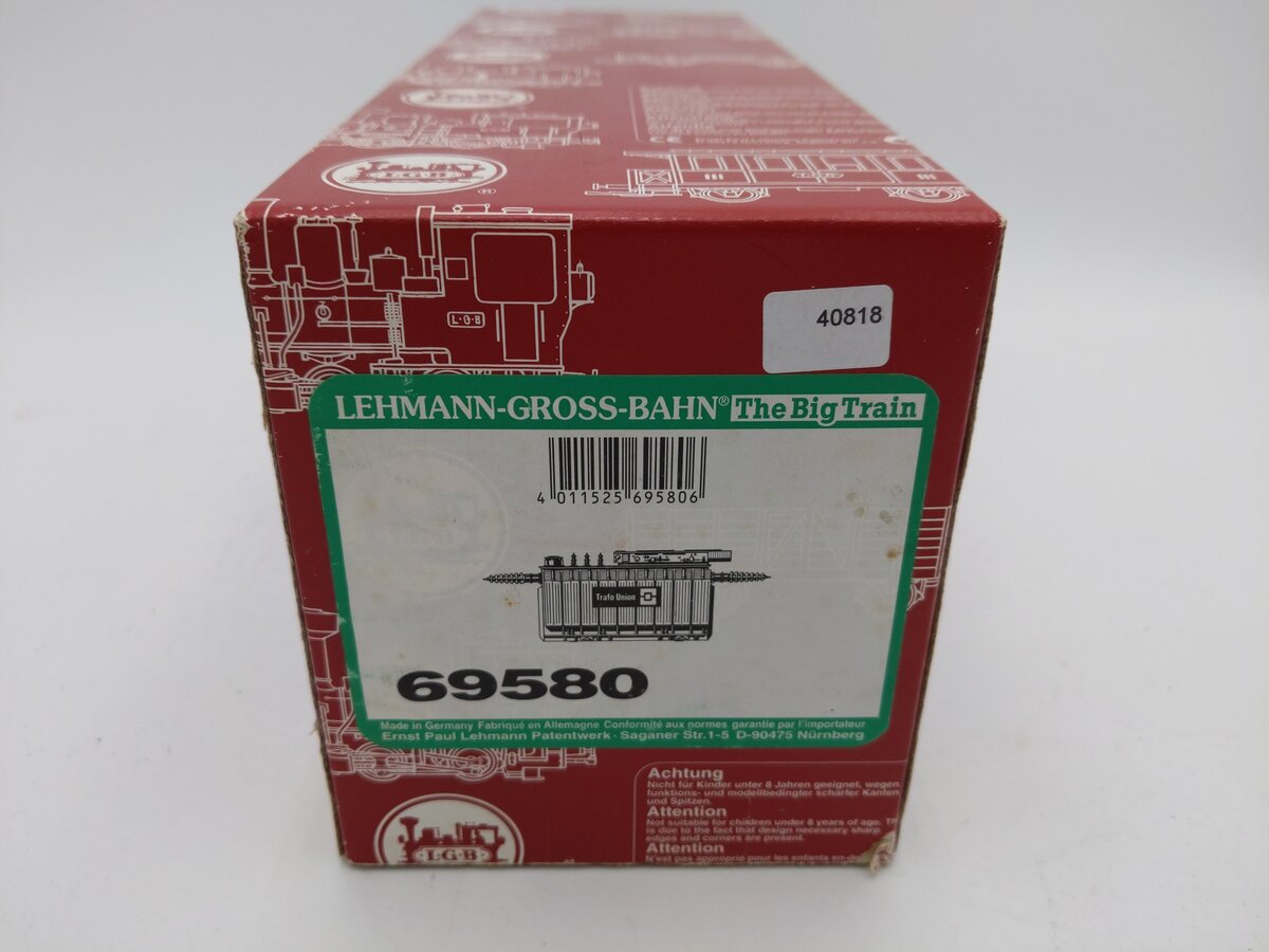 LGB 69580 G Scale Transformer Load EX/Box
