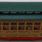 Lionel 6-21945 O Gauge Garland Holiday Town Transit Christmas Trolley EX