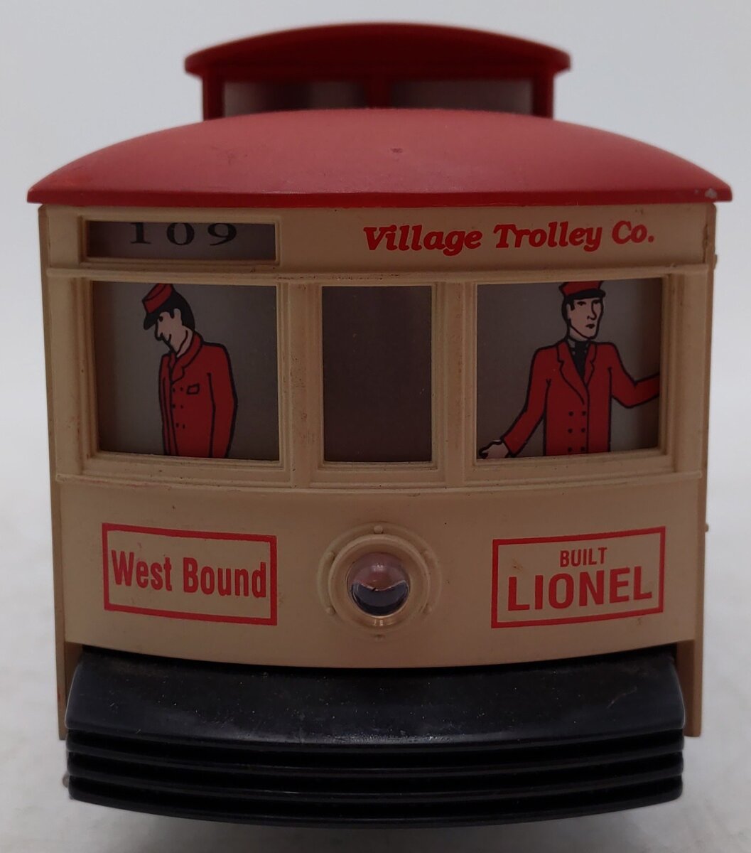 Lionel 109 O Gauge Village Trolley Co. Motorized Trolley VG