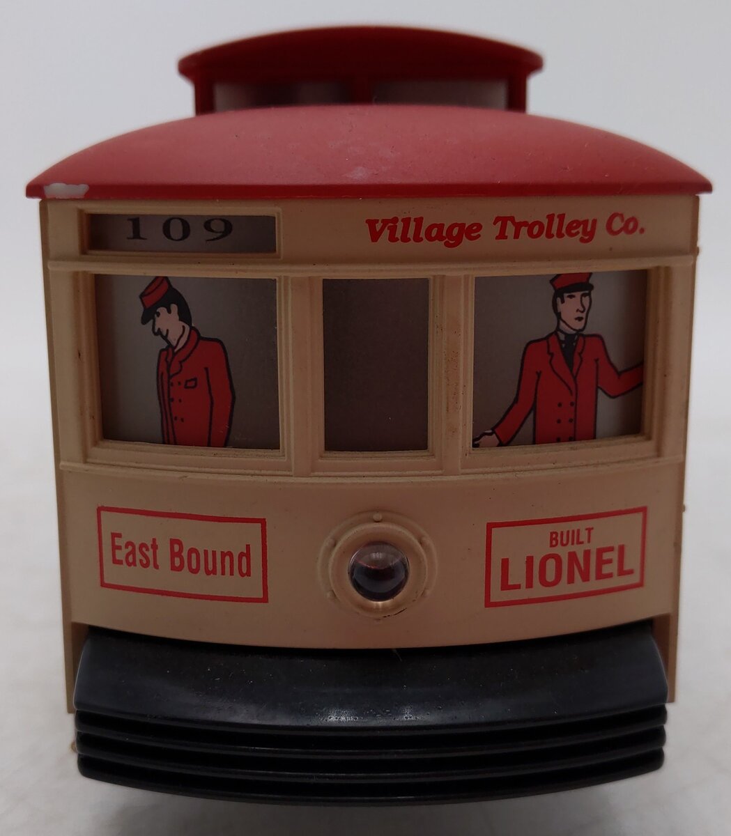 Lionel 109 O Gauge Village Trolley Co. Motorized Trolley VG