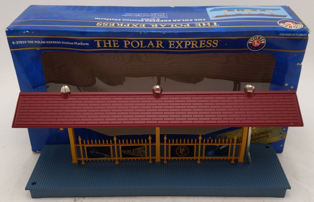 Lionel 6-37829 O Polar Express Station Platform EX/Box