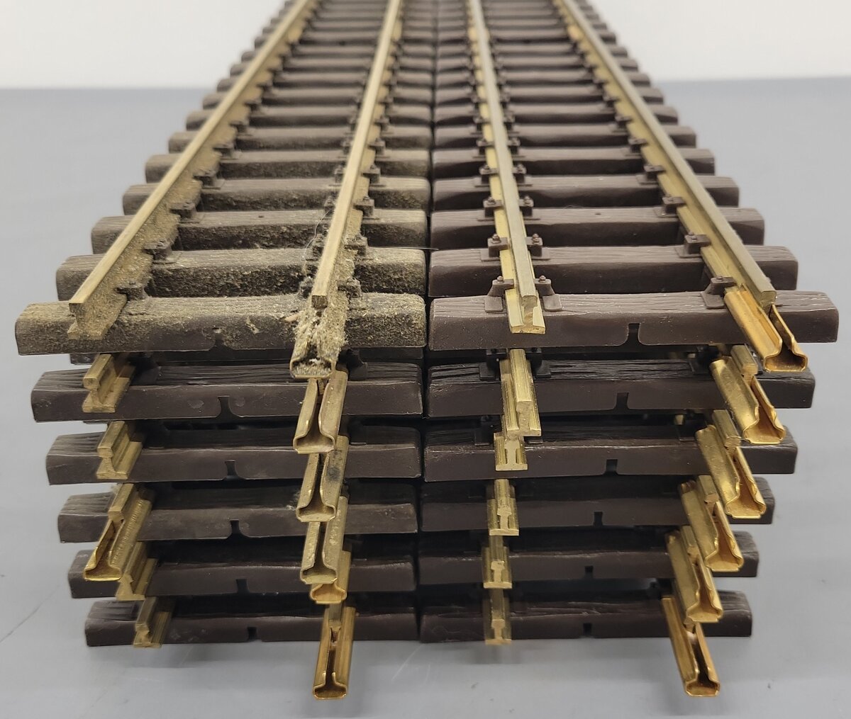 LGB 10600 G Gauge Brass 24" Straight Track Sections (Box of 12) EX/Box