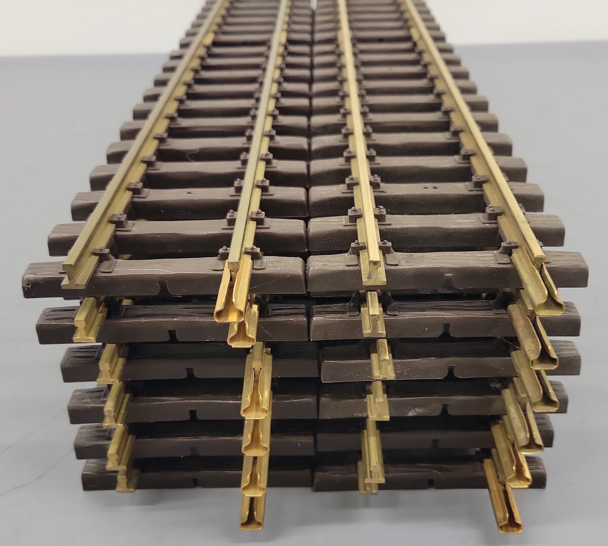 LGB 10600 G Gauge Brass 24" Straight Track Sections (Box of 12) EX/Box