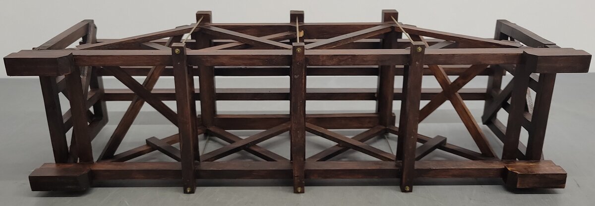 Aristo-Craft 7121 G Scale Wooden Deck Bridge EX/Box