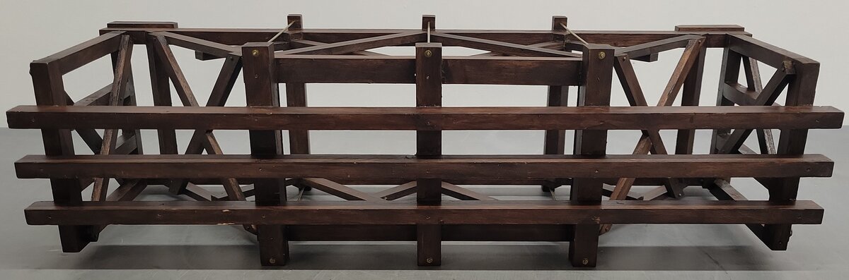 Aristo-Craft 7121 G Scale Wooden Deck Bridge EX/Box