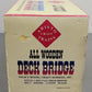 Aristo-Craft 7121 G Scale Wooden Deck Bridge EX/Box
