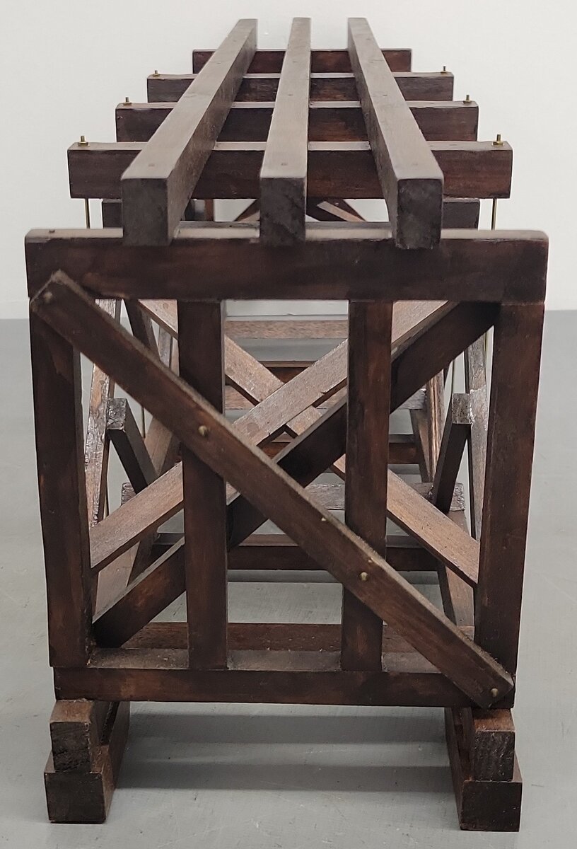 Aristo-Craft 7121 G Scale Wooden Deck Bridge EX/Box