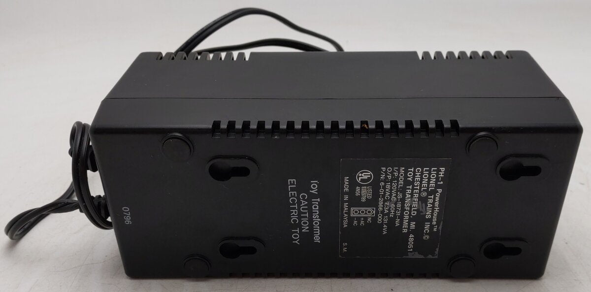 Lionel 6-18731 PH-1 Powerhouse Transformer EX