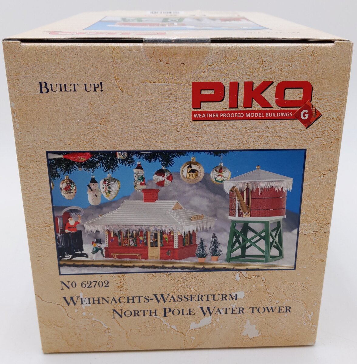 Piko 62702 G Scale North Pole Water Tower Building Kit NIB