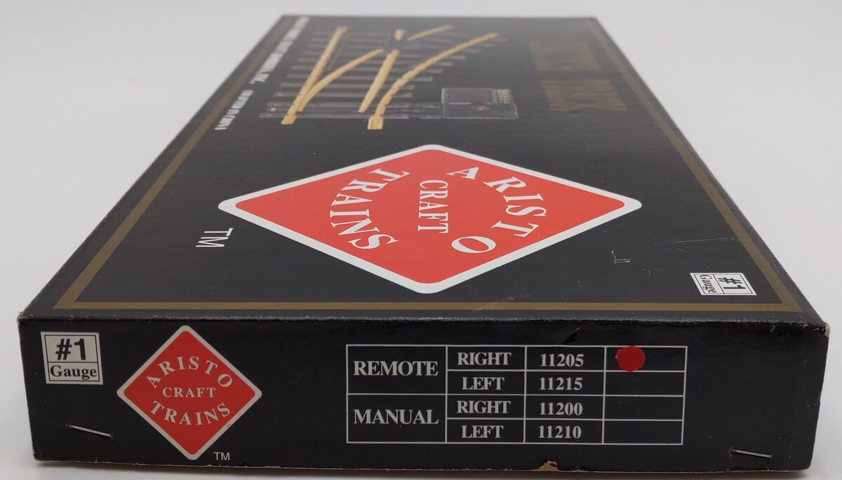 Aristo-Craft 11205 G Euro Brass Right Hand Remote Switch Turnout VG/Box