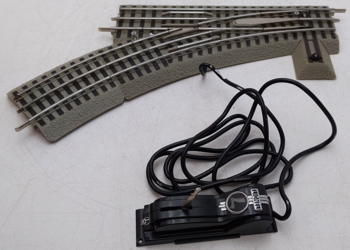 Lionel 6-16824 O36 FasTrack Command Control Left Hand Switch Turnout EX/Box