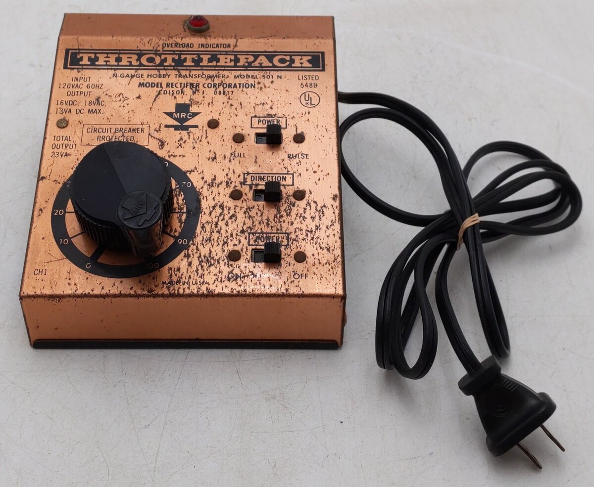 MRC 501N N Scale Throttlepack Train Control