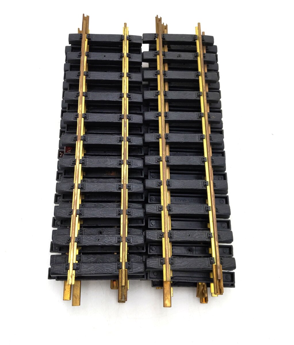 Aristo-Craft 11000 G Gauge Euro Style Brass 12" Straight Track [12] VG/Box