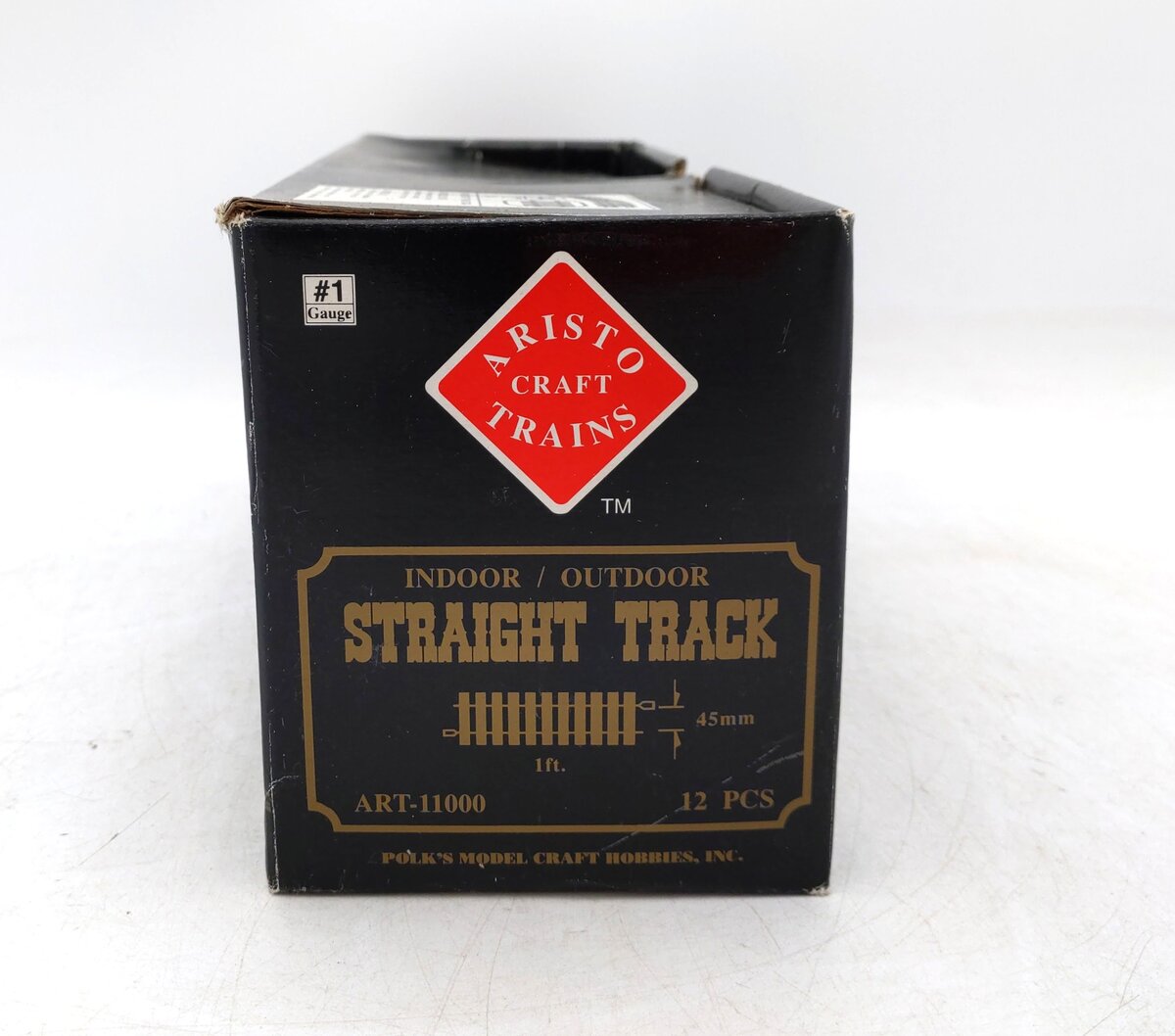 Aristo-Craft 11000 G Gauge Euro Style Brass 12" Straight Track [12] VG/Box