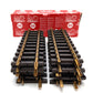 LGB 10000 G Scale 12 Inch Brass Rail Straight Track Sections (Box of 12) EX/Box