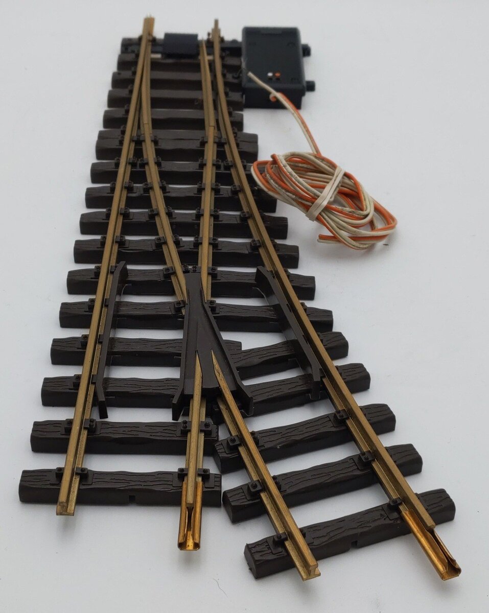 LGB 1615 G Scale R3 22.5° Left Hand Remote Switch Turnout VG