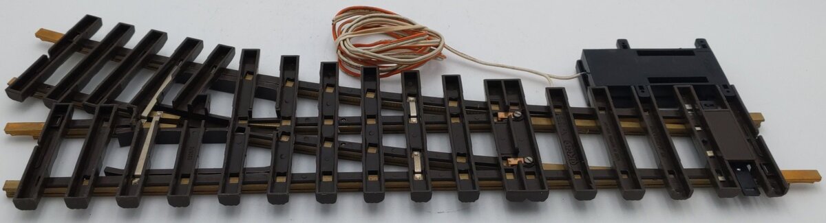 LGB 1615 G Scale R3 22.5° Left Hand Remote Switch Turnout VG