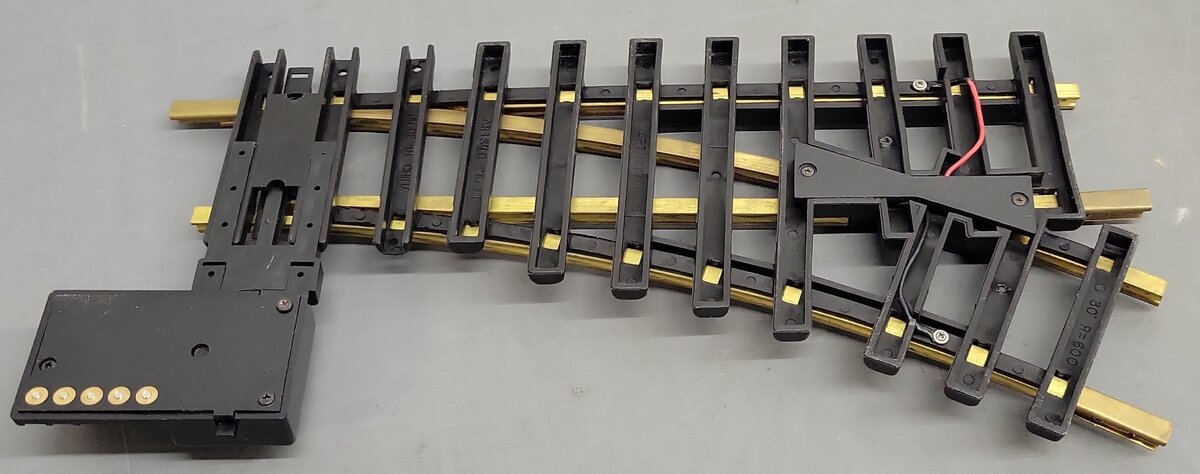 Aristo-Craft 11210 G Euro Brass Left Hand Manual Switch Turnout VG