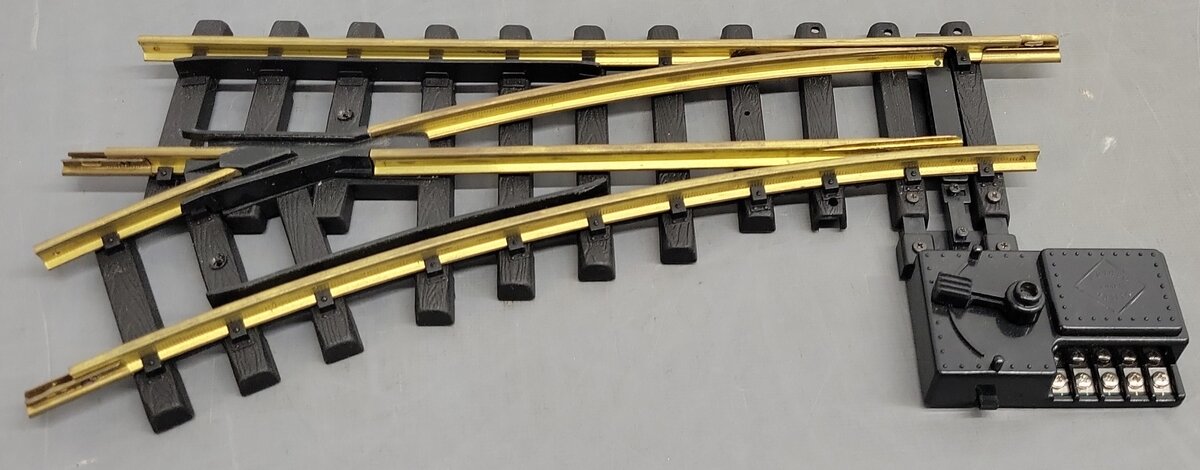 Aristo-Craft 11210 G Euro Brass Left Hand Manual Switch Turnout VG