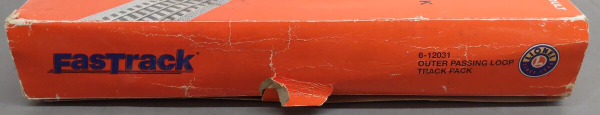 Lionel 6-12031 O27 Outer Passing Loop FasTrack Add-On Pack EX/Box