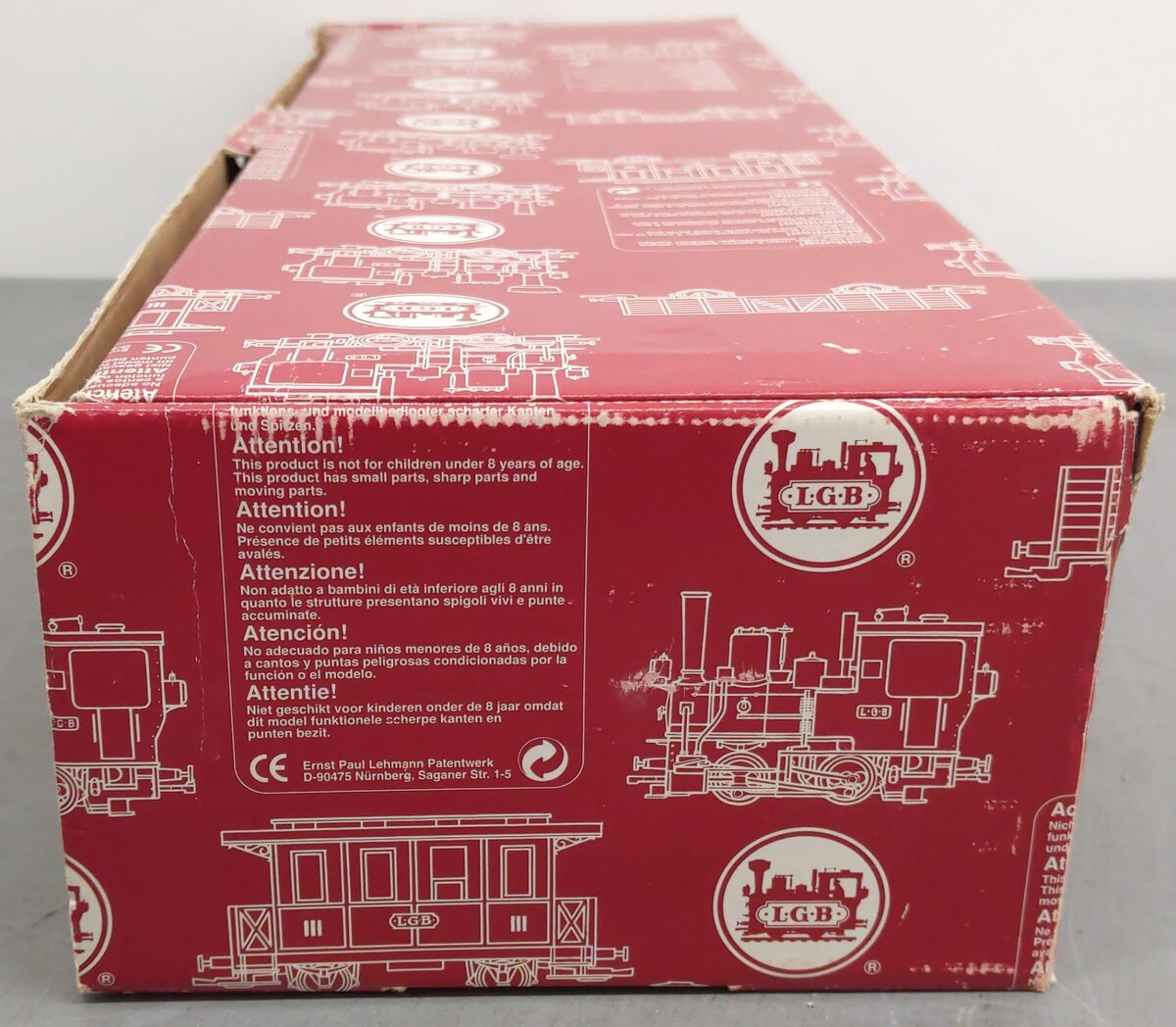 LGB 61600 G Scale Curved Track Roadbed - R3 - 2/3 (6) EX/Box