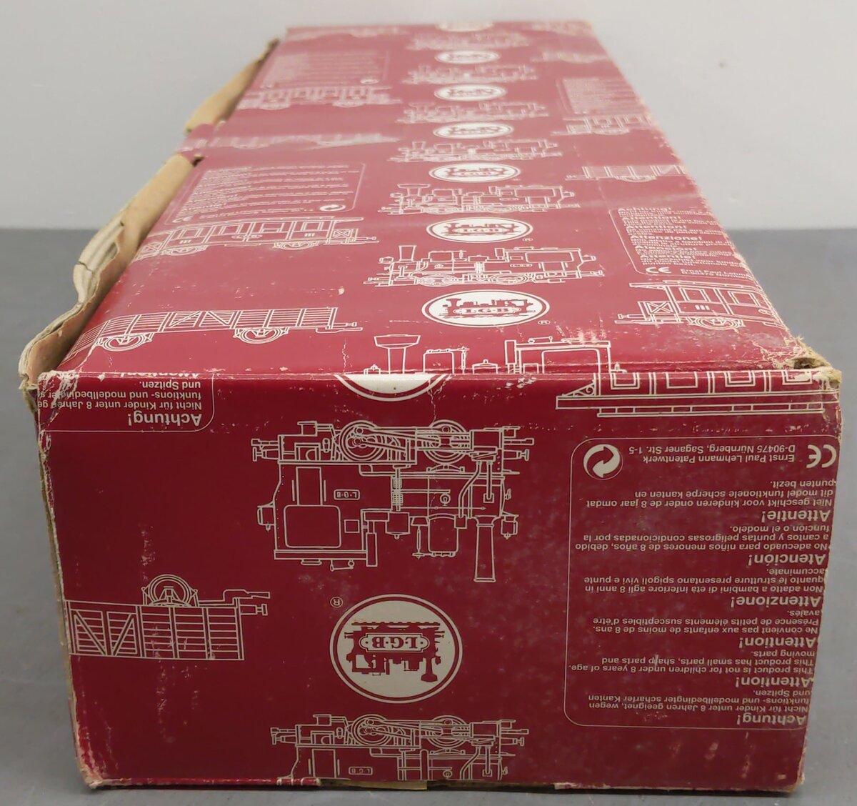 LGB 61600 G Scale Curved Track Roadbed - R3 - 2/3 (6) EX/Box