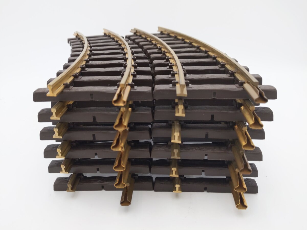 LGB 11000 G Scale R1 30 Degree Curved Track Sections (12) EX/Box