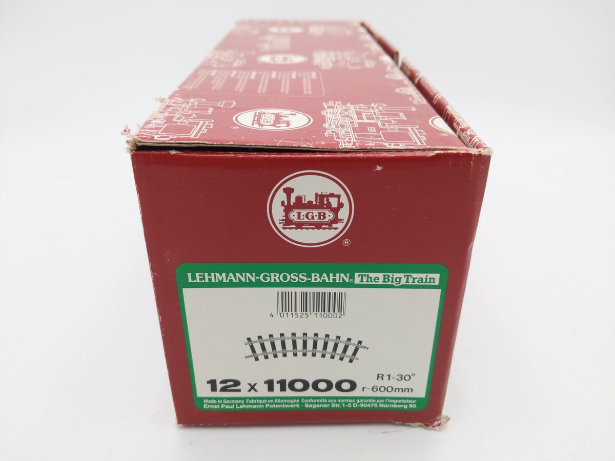 LGB 11000 G Scale R1 30 Degree Curved Track Sections (12) EX/Box