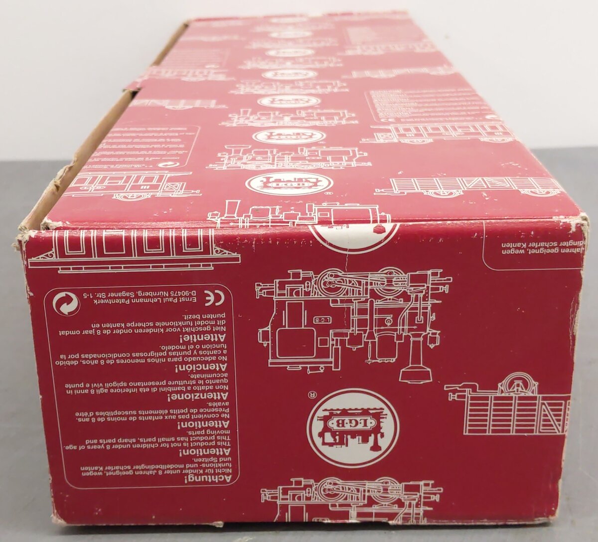 LGB 61600 G Scale Curved Track Roadbed - R3 - 2/3 (6) EX/Box