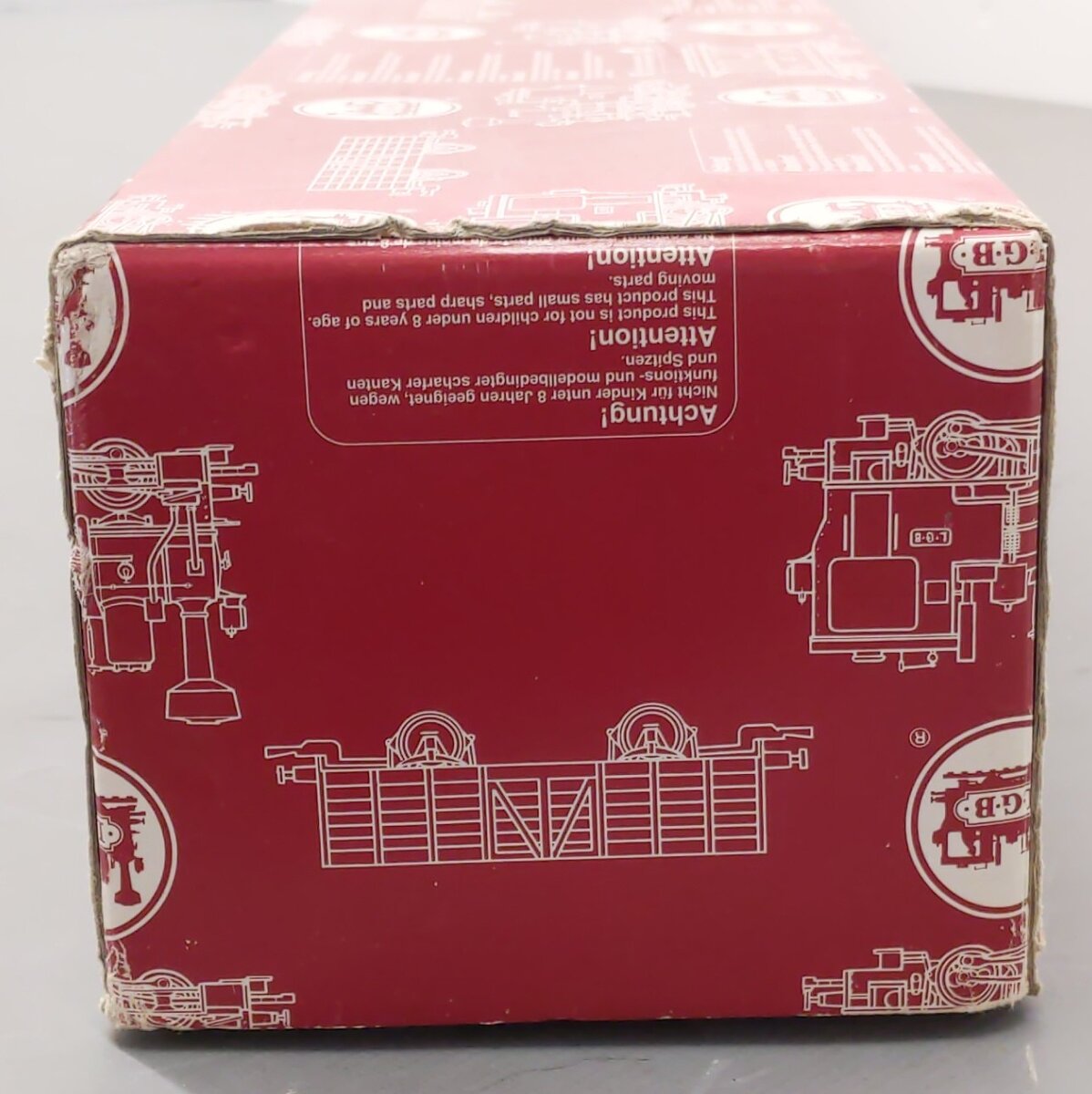 LGB 10610 G Gauge 48 Straight Track Box (Box of 6) VG/Box