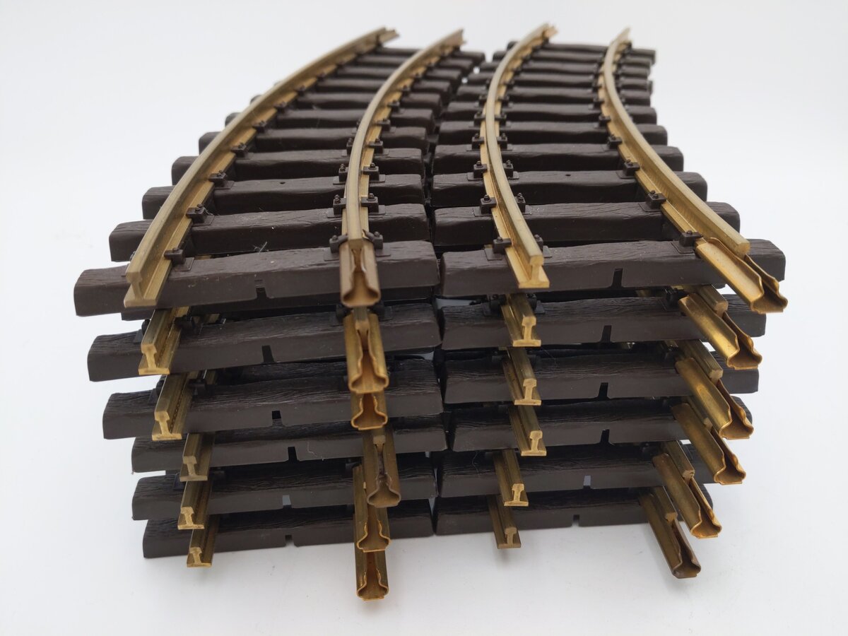 LGB 11000 G Scale R1 30 Degree Curved Track Sections (12) EX/Box