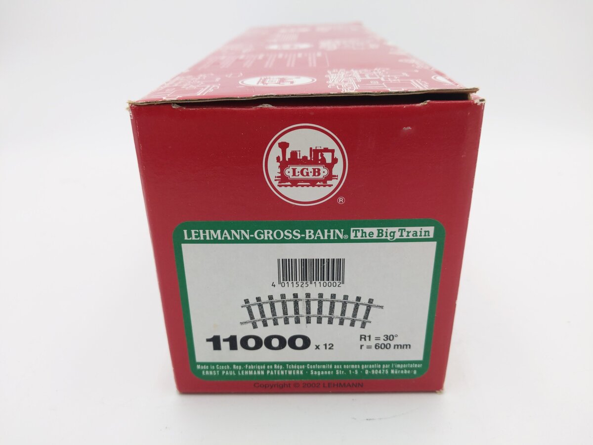 LGB 11000 G Scale R1 30 Degree Curved Track Sections (12) EX/Box