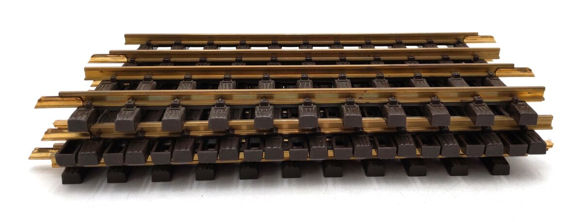 LGB 10000 G Scale 12 Inch Brass Rail Straight Track Sections (8) EX
