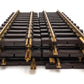 LGB 10000 G Scale 12 Inch Brass Rail Straight Track Sections (8) EX