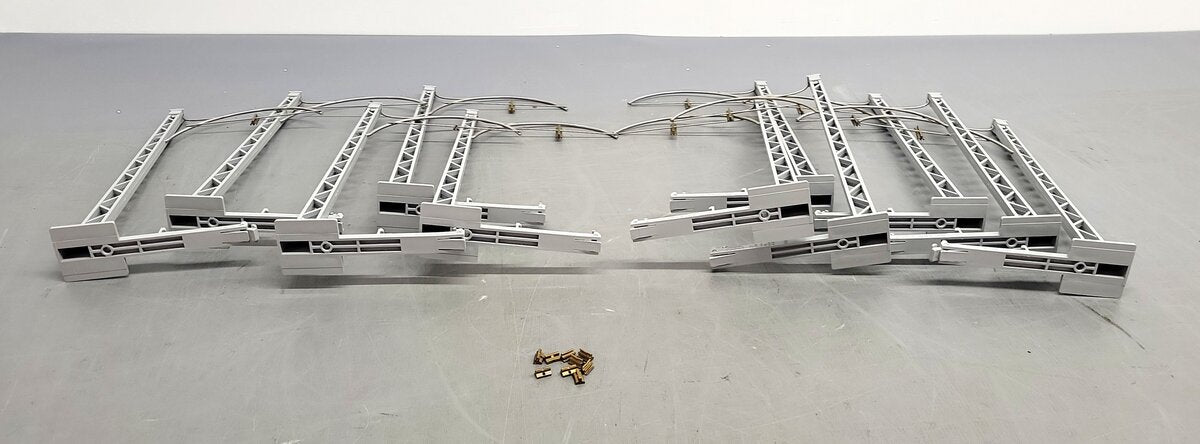 LGB 6400 G Scale Overhead Catenary Post Brackets (Pack of 11) EX/Box