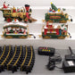 New Bright 380 G Scale Holiday Express Animated Steam Train Set EX/Box
