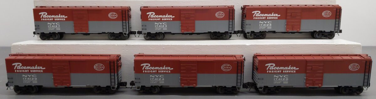 MTH 20-92083 O New York Central 40' ARR 6-Car Box Car Set EX/Box