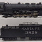 3rd Rail O BRASS Santa Fe 3800 Class 2-10-2 Steam Locomotive w/ Tender #3828-F/P EX/Box