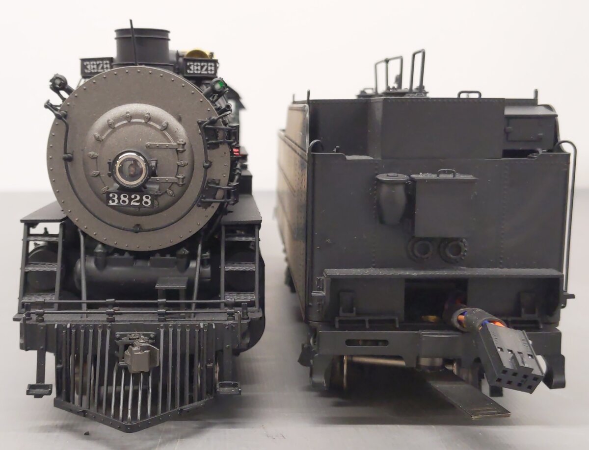 3rd Rail O BRASS Santa Fe 3800 Class 2-10-2 Steam Locomotive w/ Tender #3828-F/P EX/Box