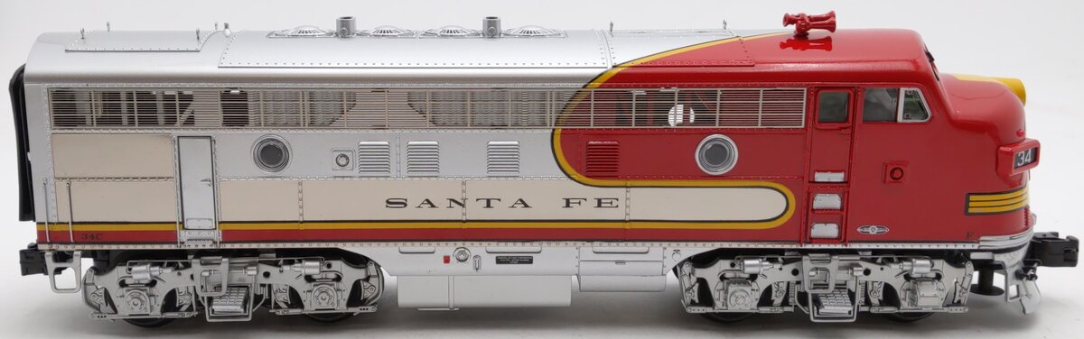 MTH 20-21034-4 O Gauge ATSF F-3 A-Unit Non-Powered Diesel Locomotive #34 EX/Box
