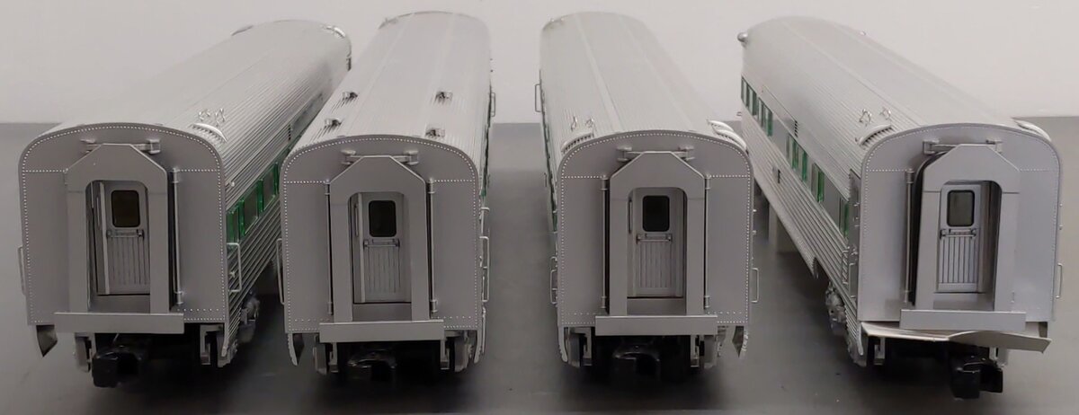 Lionel 6-29144 O Gauge Santa Fe 4-Car Aluminum Passenger Set EX/Box