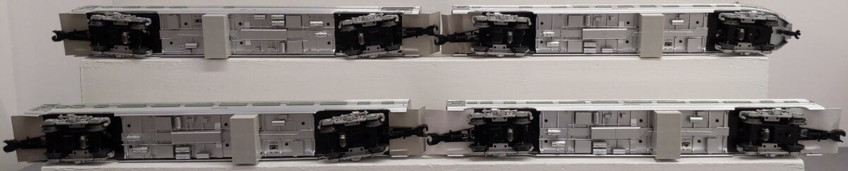Lionel 6-29144 O Gauge Santa Fe 4-Car Aluminum Passenger Set EX/Box