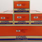 Lionel 6-29144 O Gauge Santa Fe 4-Car Aluminum Passenger Set EX/Box