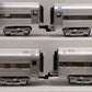 Lionel 6-29144 O Gauge Santa Fe 4-Car Aluminum Passenger Set EX/Box
