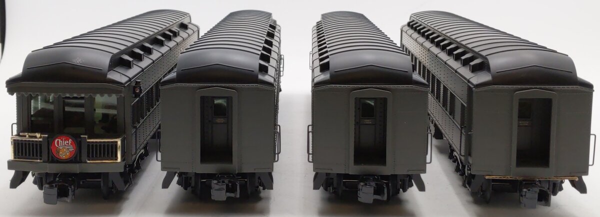 Lionel 6-15526 O Gauge Santa Fe Heavyweight Passenger Cars (Set of 4) EX/Box