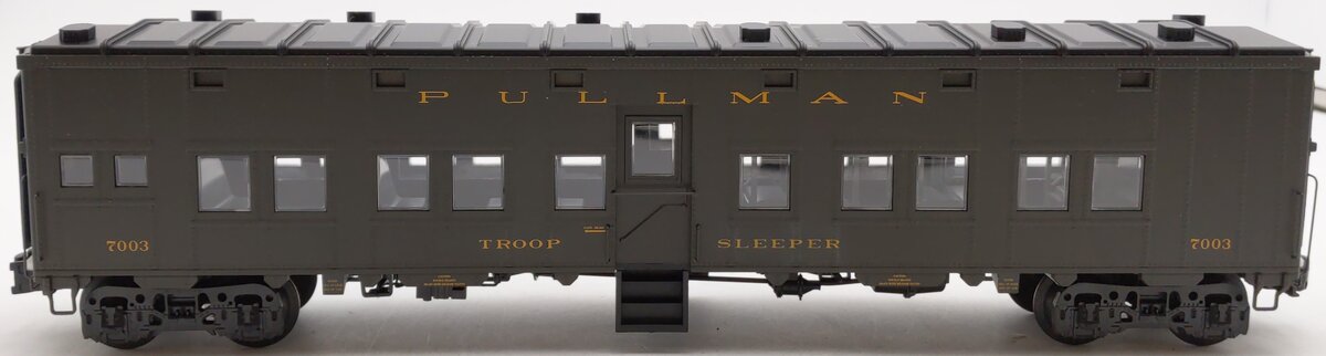 Atlas 3007704-5 O Gauge Pullman Troop Sleeper #7003 (3 Rail) EX