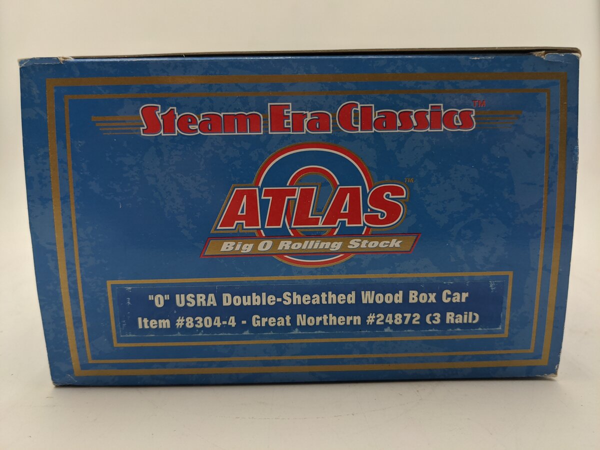 Atlas 8304-4 O Gauge Great Northern Wood Boxcar #24872 EX/Box