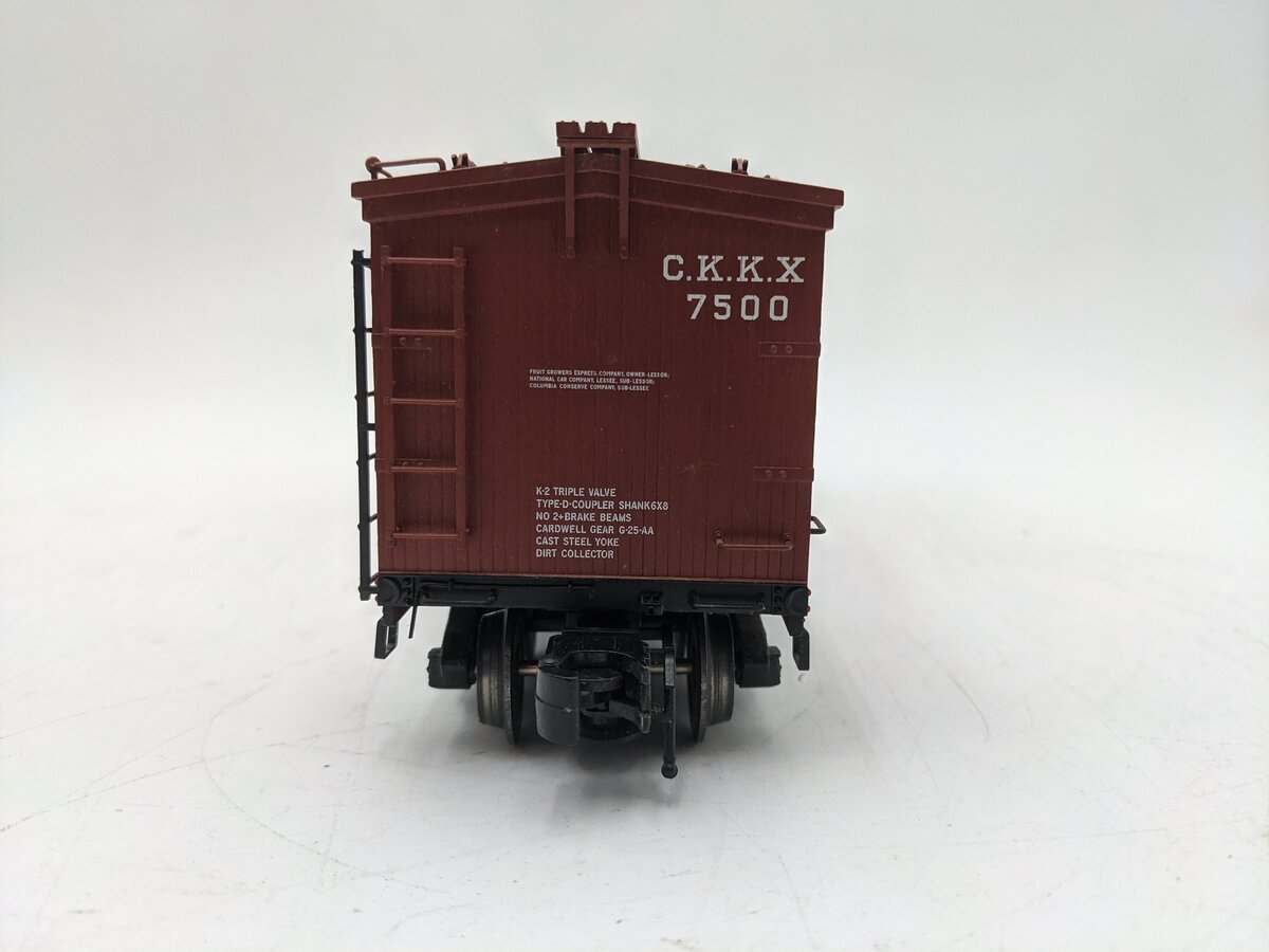 Atlas 6726-1 O Gauge Columbia Soup Reefer Car #7500 (3-Rail) EX/Box