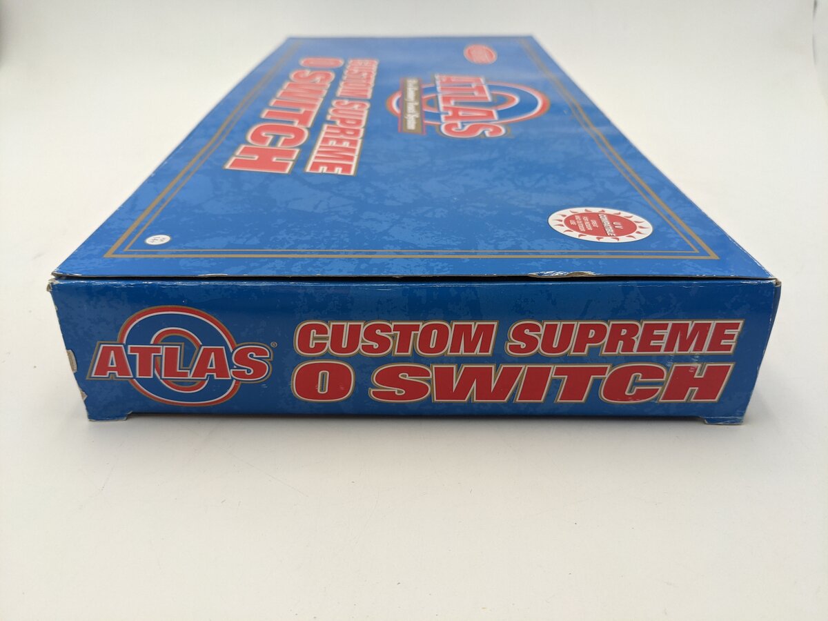 Atlas 6070 O / O54 Gauge Nickel Silver Left Hand Remote Switch Turnout EX/Box