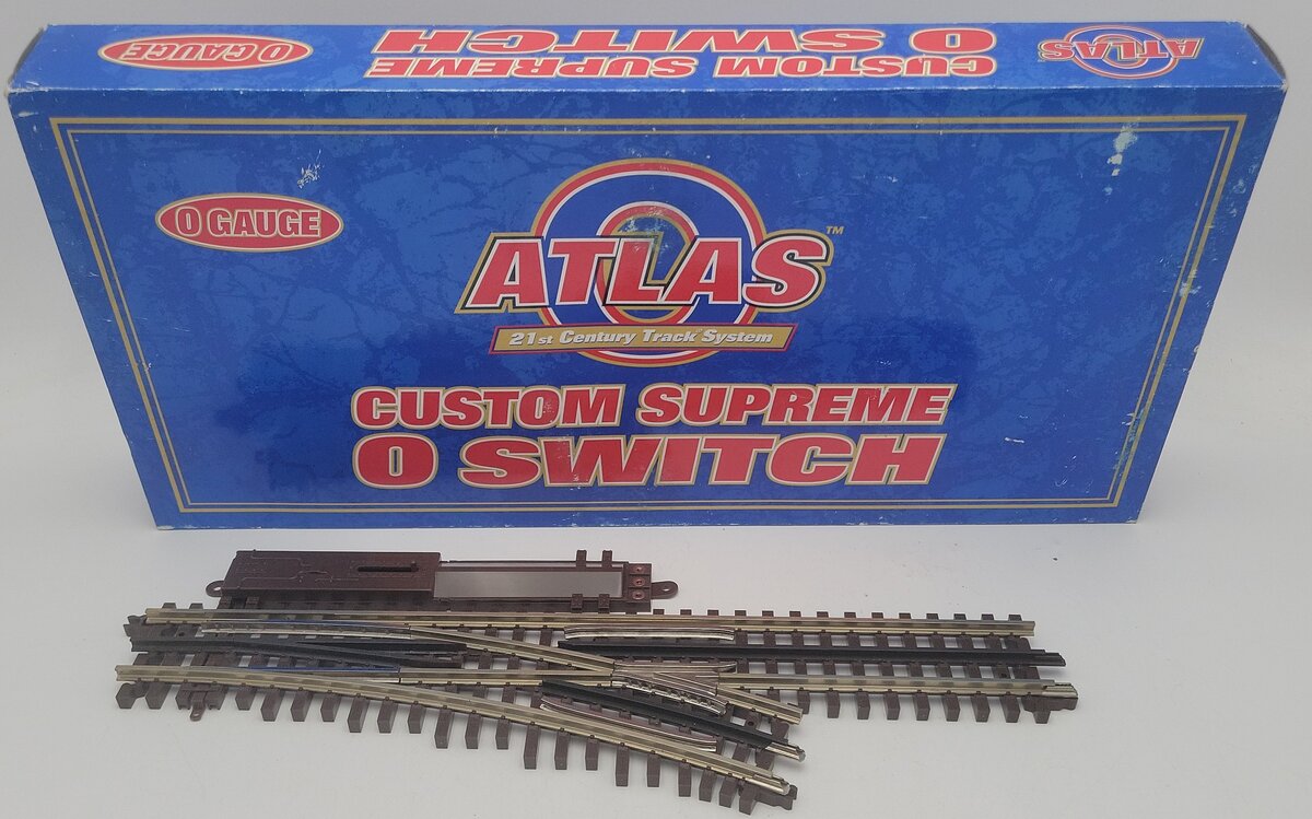 Atlas 6071 O Gauge Nickel Silver O-54 Right Hand Remote Control Switch Turnout EX/Box